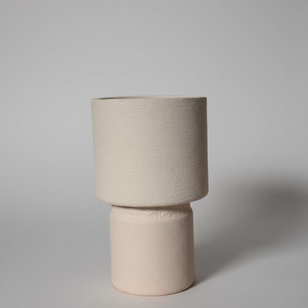 Textured Glass Vase