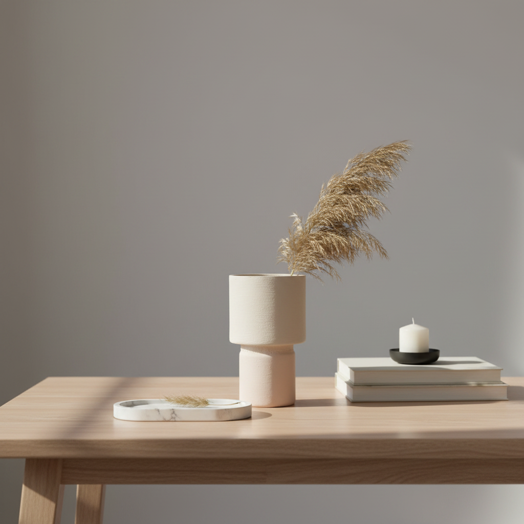Textured Glass Vase