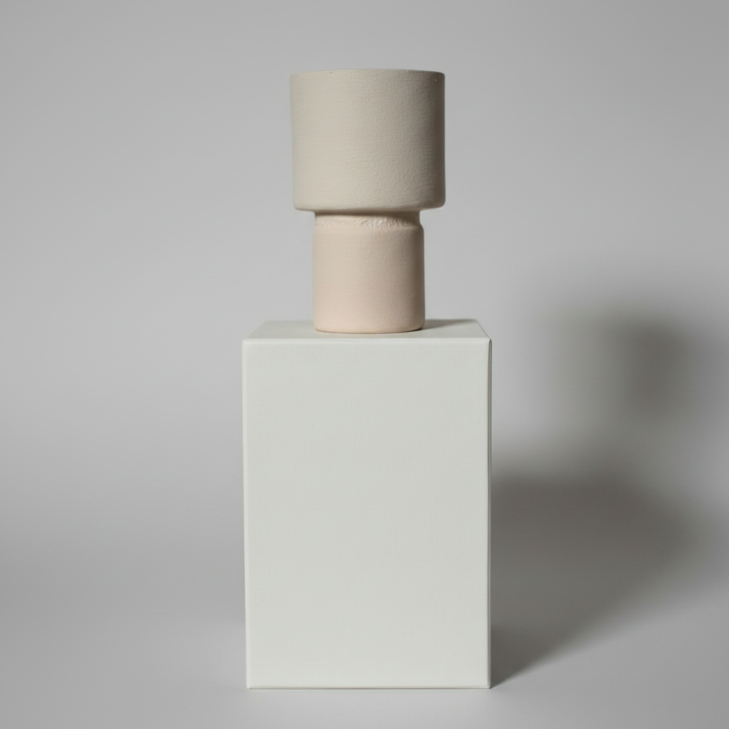 Textured Glass Vase